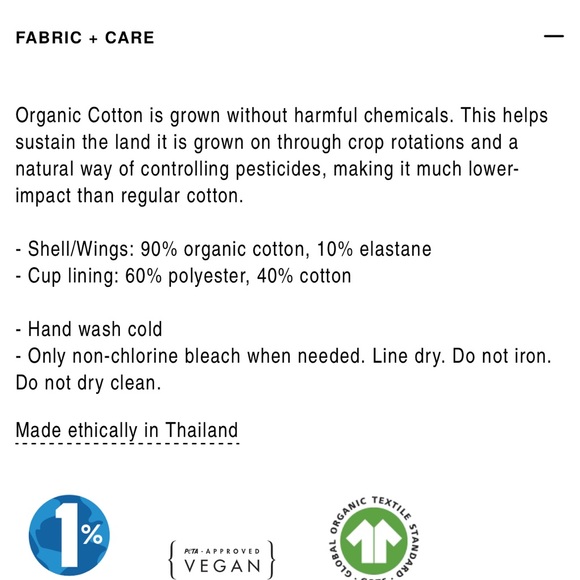 Like NEW - Organic Basics Wireless Cotton Bra - Size 36C - Picture 5 of 5